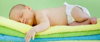 Целлюлозно-синтетические подгузники для малыша
