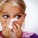Runny nose in a child