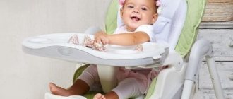 Does a child need a high chair for feeding?