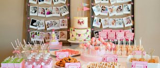 First birthday decoration ideas - how to decorate an apartment for 1 year