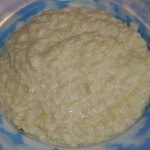 The first children&#39;s millet porridge