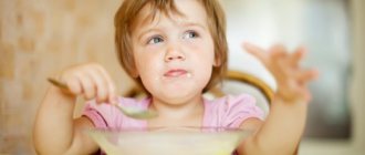 Nutrition of a child aged 2 years: rules