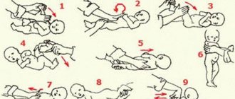 The preparatory stage of any massage for a child