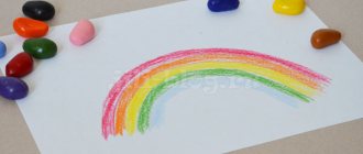 Learning colors with a child